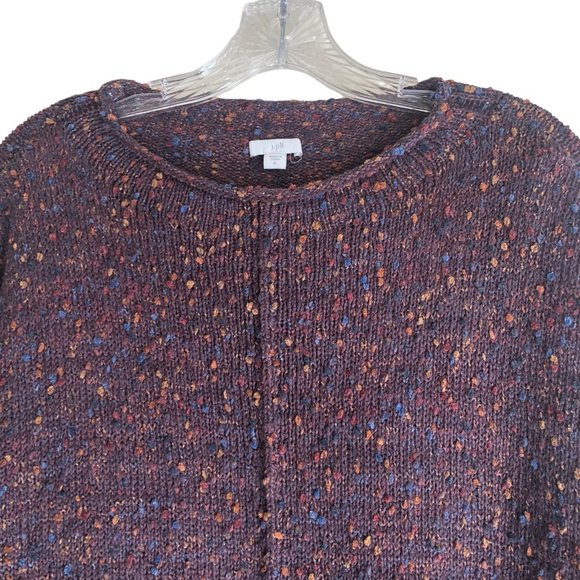 J. Jill Women's Sweater Size XL Chunky Knit Tunic Confetti Oversized Long Sleeve - Picture 4 of 10